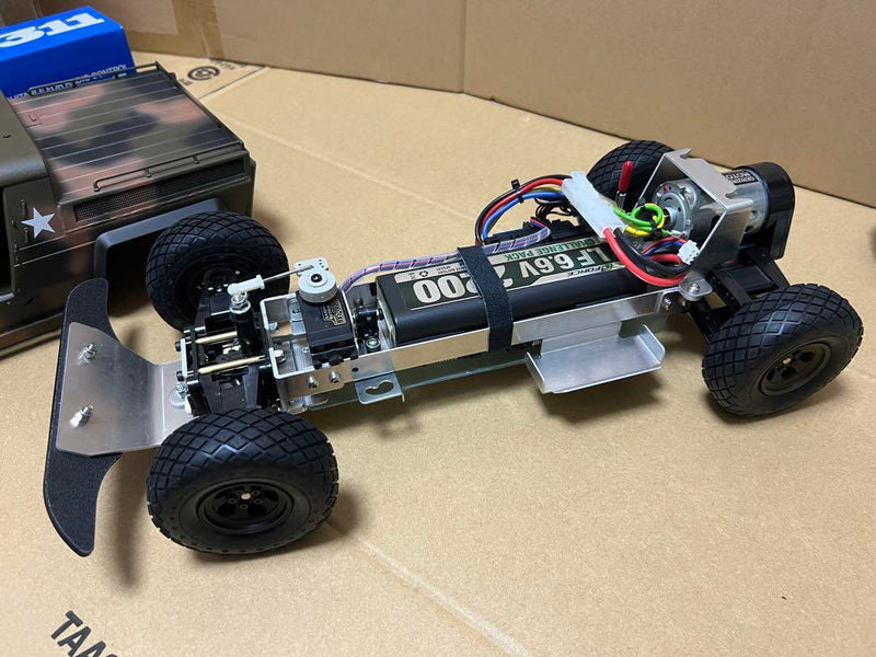 Load image into Gallery viewer, Used Tamiya Combat Buggy Re-release Assembled Set with Sanwa Electronics