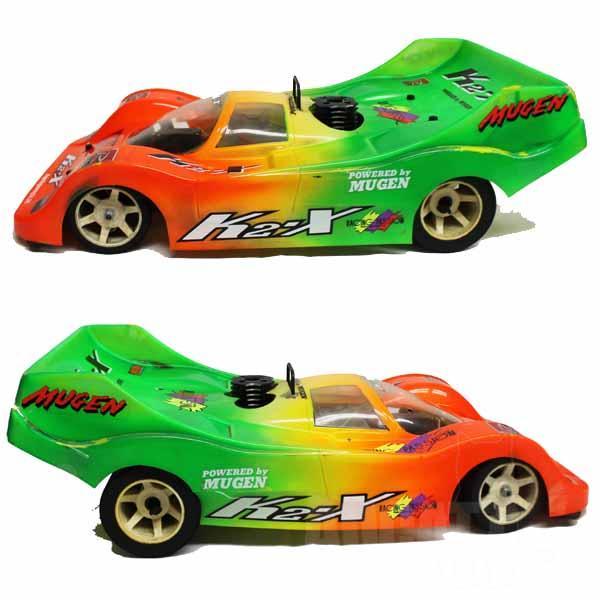 Load image into Gallery viewer, Used Mugen K2-X Vintage Engine Racing RC Car Assembled