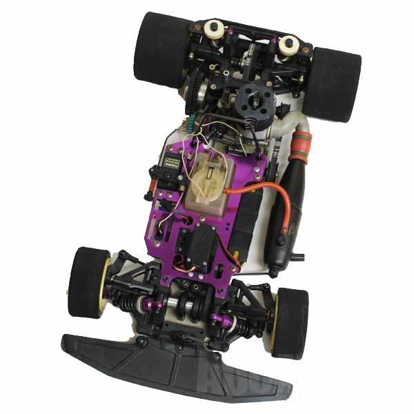 Load image into Gallery viewer, Used Mugen K2-X Vintage Engine Racing RC Car Assembled