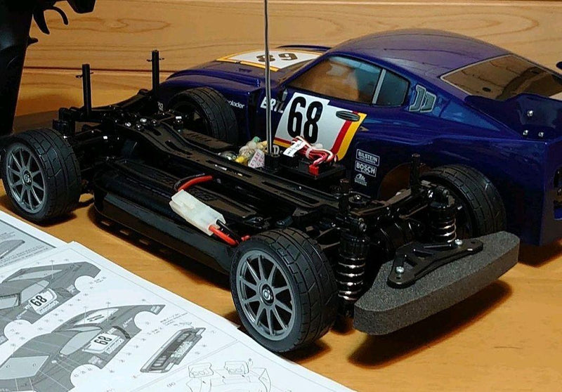 Chargez l'image dans la visionneuse de la galerie, Used Tamiya Toyota Celica LB Turbo Gr.5 Body with TT-01E Chassis Set Used