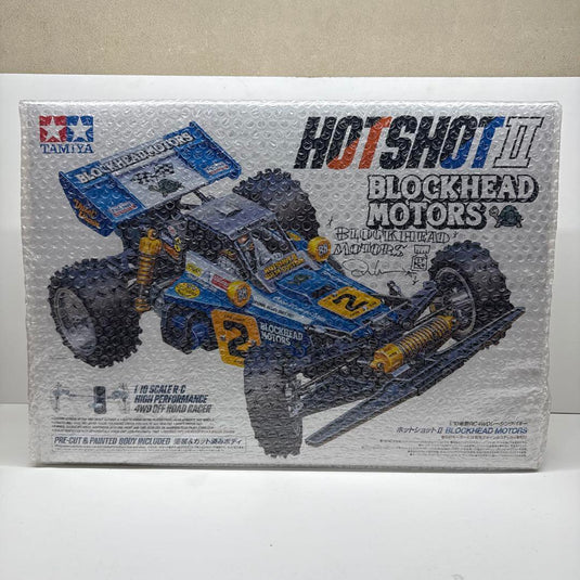 Used Tamiya Hotshot 2 Blockhead Motors Unopened Kit Signed by Jun Watanabe