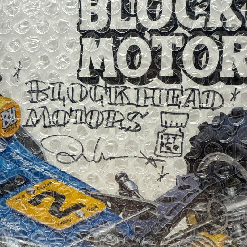 Chargez l'image dans la visionneuse de la galerie, Used Tamiya Hotshot 2 Blockhead Motors Unopened Kit Signed by Jun Watanabe
