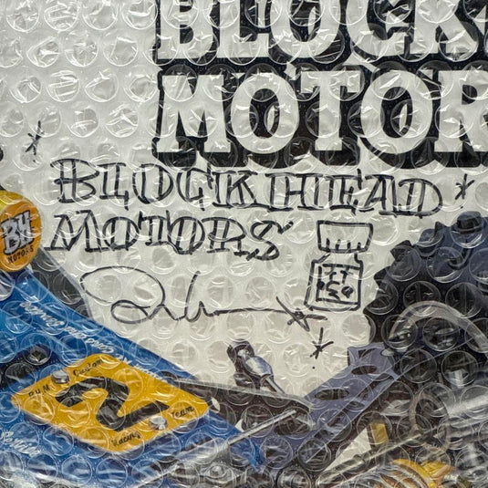 Used Tamiya Hotshot 2 Blockhead Motors Unopened Kit Signed by Jun Watanabe