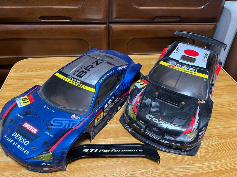 Chargez l'image dans la visionneuse de la galerie, Used Tamiya TT-01E RC Full Set with Many Option Parts and 3 Bodies