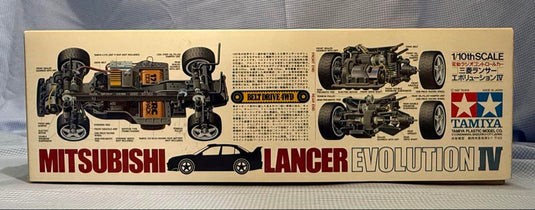 Used Tamiya Mitsubishi Lancer Evolution IV TA03F Belt Drive 4WD Unassembled Kit