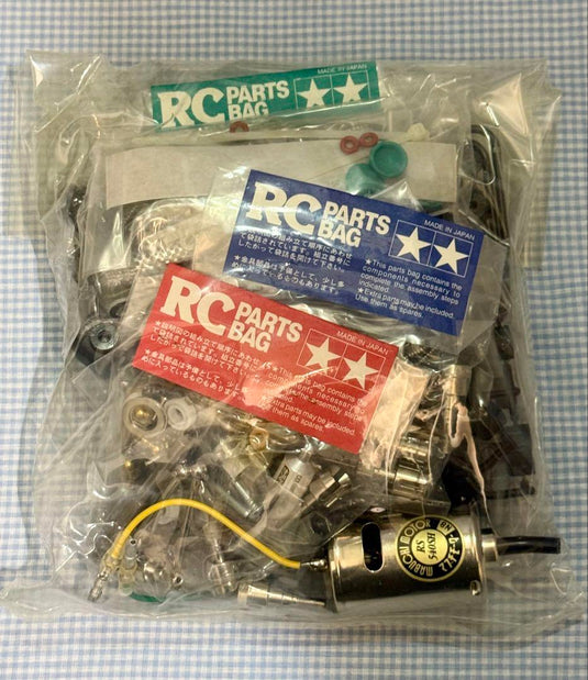 Used Tamiya Mitsubishi Lancer Evolution IV TA03F Belt Drive 4WD Unassembled Kit