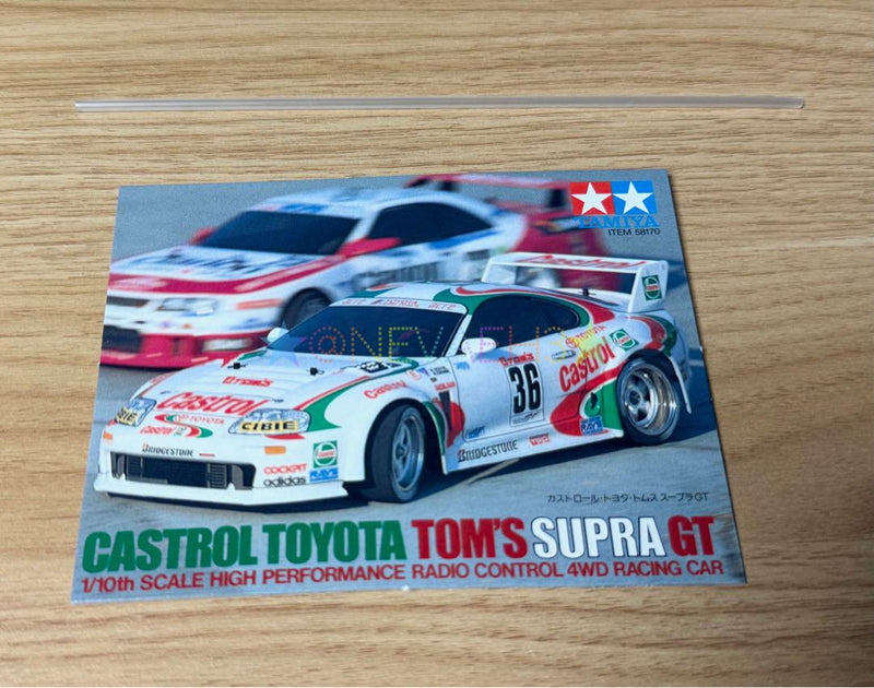 Load image into Gallery viewer, Used Tamiya Castrol Toyota Tom's Supra 1/10 TA02W Chassis Kit Unused