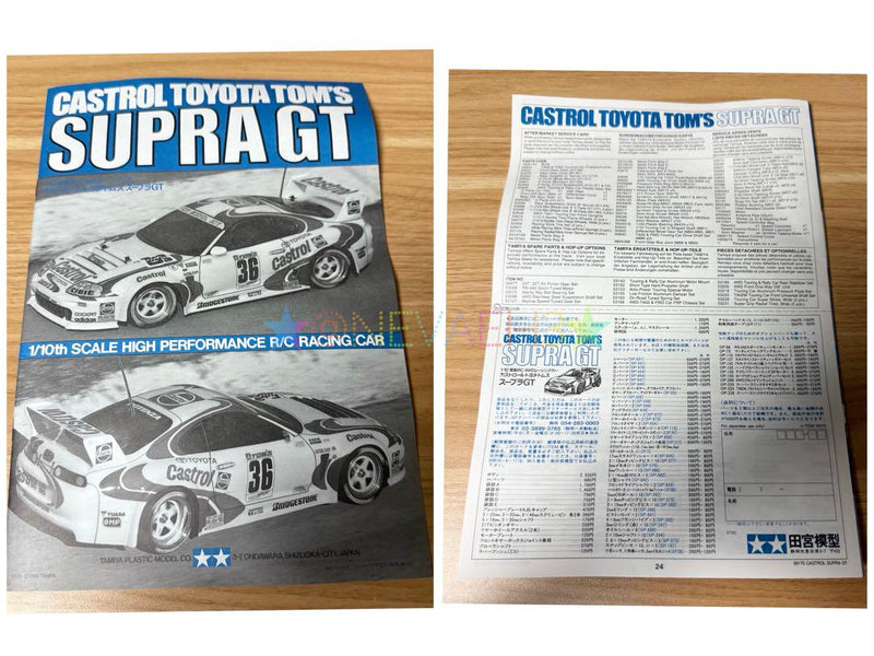 Load image into Gallery viewer, Used Tamiya Castrol Toyota Tom's Supra 1/10 TA02W Chassis Kit Unused
