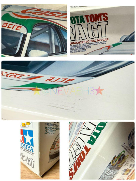 Used Tamiya Castrol Toyota Tom's Supra 1/10 TA02W Chassis Kit Unused
