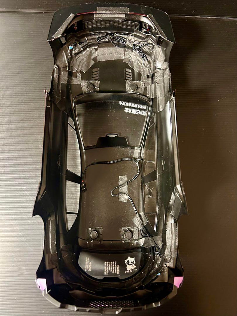 Cargue la imagen en el visor de la galería, Addiction GR Corolla RC Body Painted with Taka Vinyl Decals - Used