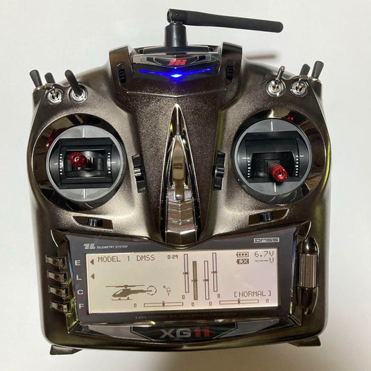 Used JR PROPO XG11 Helicopter Transmitter and Receiver Set Lightly Used