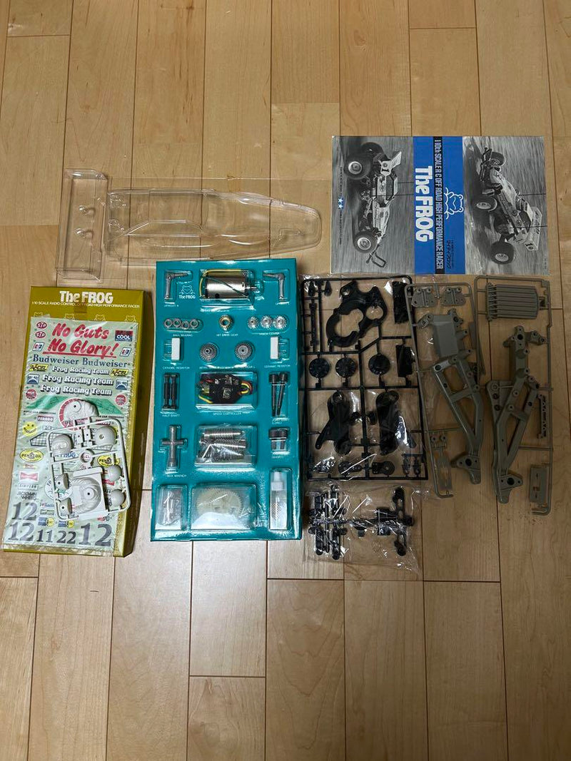 Load image into Gallery viewer, Used Tamiya 1/10 The Mighty Frog RC Kit 1983 Vintage Unassembled