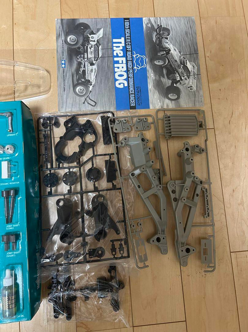 Load image into Gallery viewer, Used Tamiya 1/10 The Mighty Frog RC Kit 1983 Vintage Unassembled