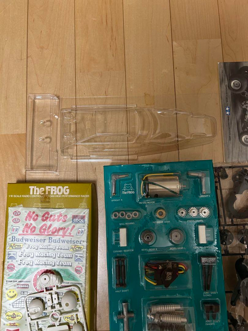 Load image into Gallery viewer, Used Tamiya 1/10 The Mighty Frog RC Kit 1983 Vintage Unassembled