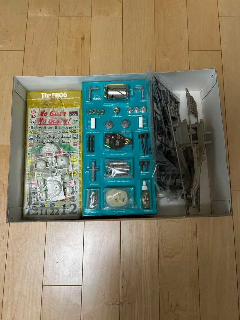 Load image into Gallery viewer, Used Tamiya 1/10 The Mighty Frog RC Kit 1983 Vintage Unassembled