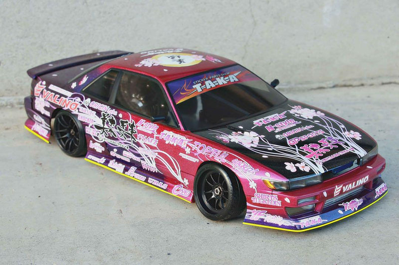 Laden Sie das Bild in Galerie -Viewer, ABC Hobby S13 Silvia with Addiction BN Aero Body Unused w/ Light Parts - Used