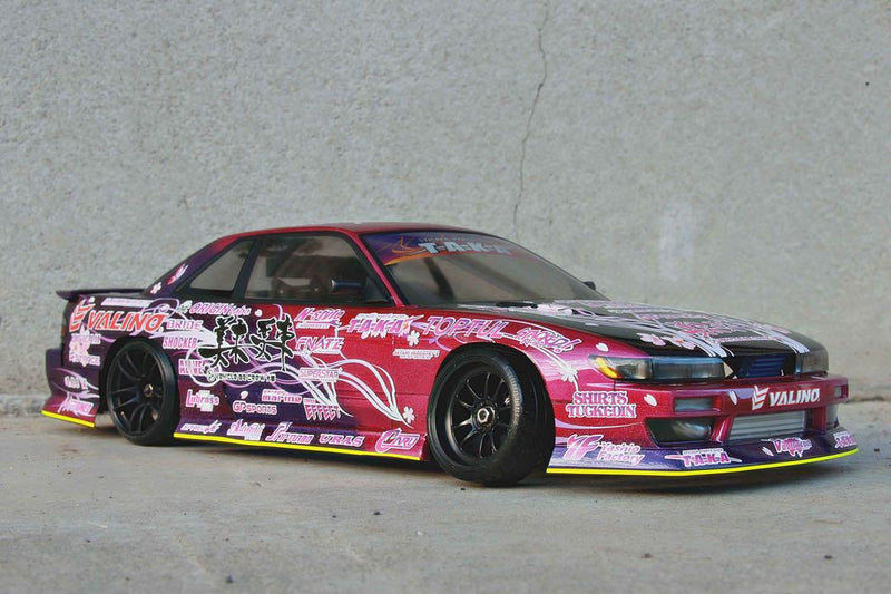 Laden Sie das Bild in Galerie -Viewer, ABC Hobby S13 Silvia with Addiction BN Aero Body Unused w/ Light Parts - Used