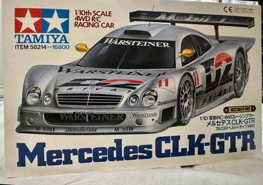 Used Tamiya Mercedes CLK-GTR TA03R Belt Drive Unassembled Kit