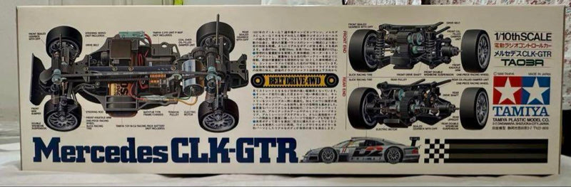 Chargez l'image dans la visionneuse de la galerie, Used Tamiya Mercedes CLK-GTR TA03R Belt Drive Unassembled Kit