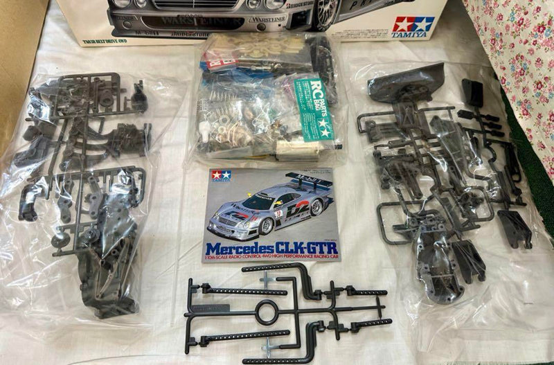Chargez l'image dans la visionneuse de la galerie, Used Tamiya Mercedes CLK-GTR TA03R Belt Drive Unassembled Kit