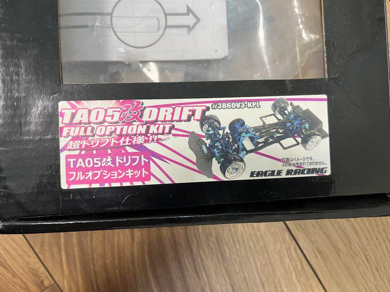 Chargez l'image dans la visionneuse de la galerie, Used Tamiya TA05 Custom Drift Chassis with 180SX Unfinished Body Set