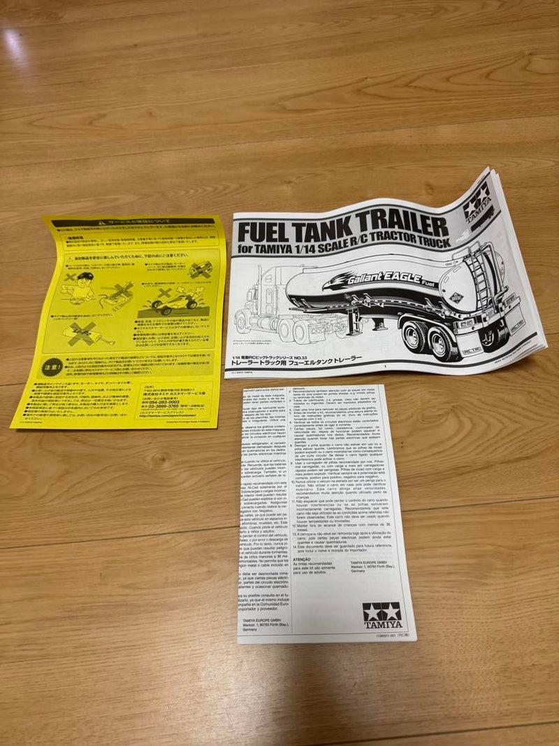 Load image into Gallery viewer, Used Tamiya 1/14 Mercedes-Benz Actros 1851 with Tank Trailer Full Set