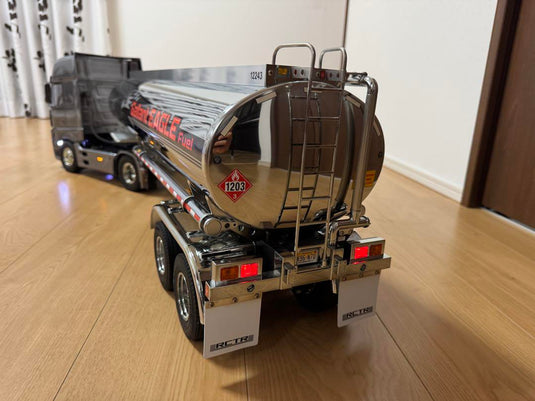 Used Tamiya 1/14 Mercedes-Benz Actros 1851 with Tank Trailer Full Set