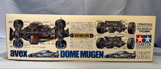 Used Tamiya Avex Dome Mugen NSX 1/10 4WD Racing Car Kit Unused 58207