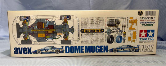 Used Tamiya Avex Dome Mugen NSX 1/10 4WD Racing Car Kit Unused 58207