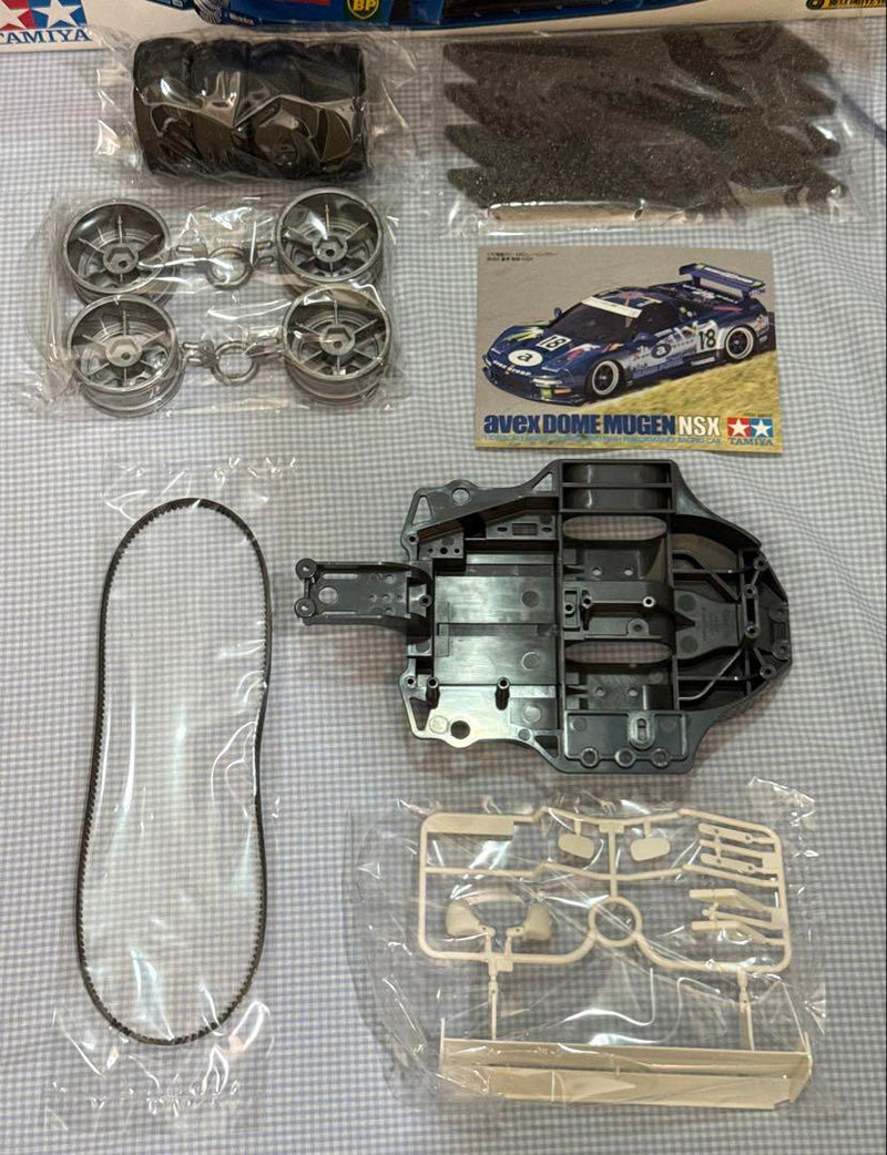 Load image into Gallery viewer, Used Tamiya Avex Dome Mugen NSX 1/10 4WD Racing Car Kit Unused 58207