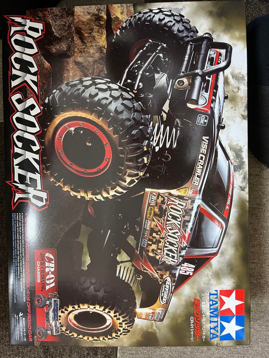 Used Tamiya 1/10 Rock Socker 4WD Off-Road Car CR-01 Chassis
