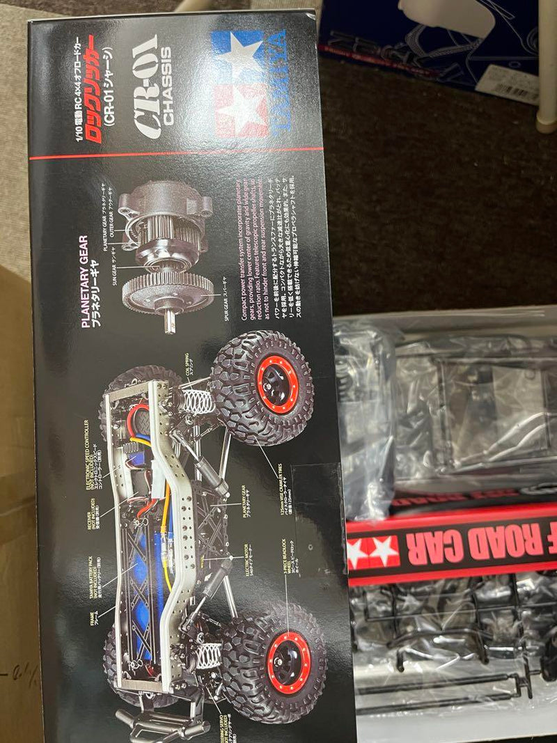 Load image into Gallery viewer, Used Tamiya 1/10 Rock Socker 4WD Off-Road Car CR-01 Chassis