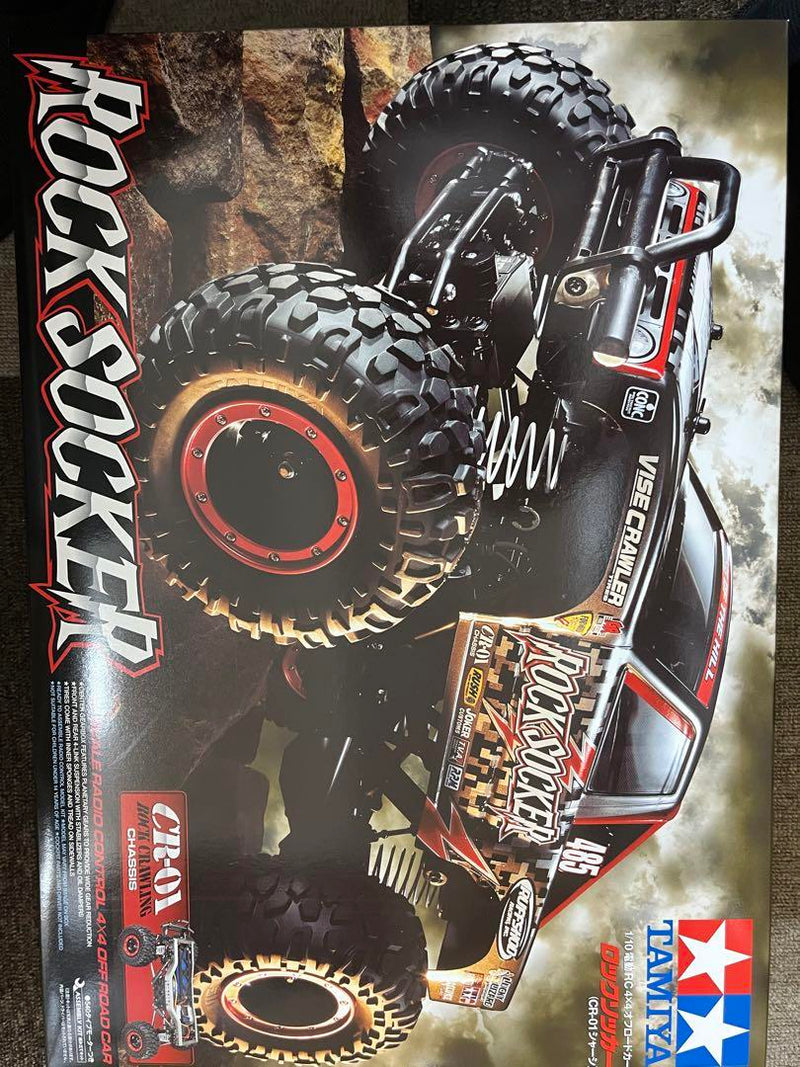 Load image into Gallery viewer, Used Tamiya 1/10 Rock Socker 4WD Off-Road Car CR-01 Chassis