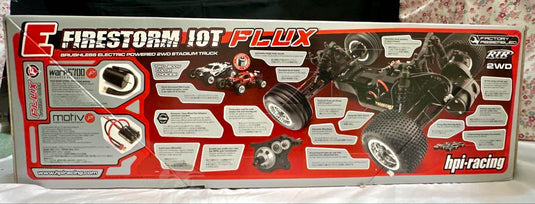 Used HPI Racing E FIRESTORM 10T FLUX 2WD 95% Assembled Unused RC Car