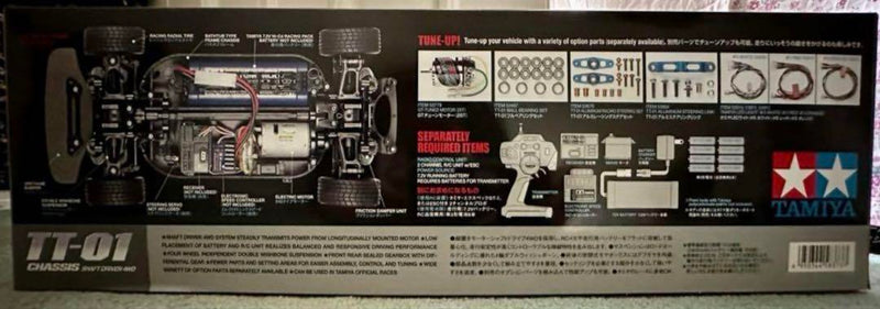 Load image into Gallery viewer, Used Tamiya Nismo Coppermix Silvia TT-01 Chassis Kit with LED Light Unit