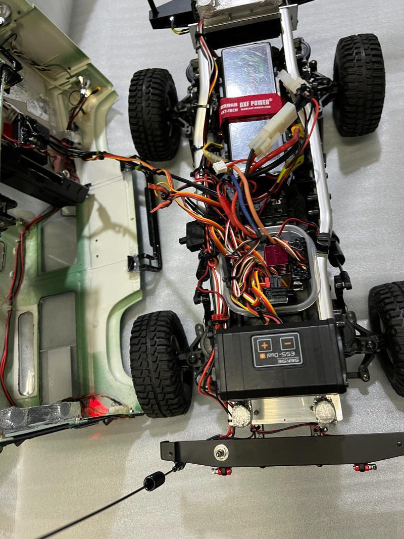 Load image into Gallery viewer, Used Tamiya CR-01 4WS Full Operation Crawler with Sound Simulator
