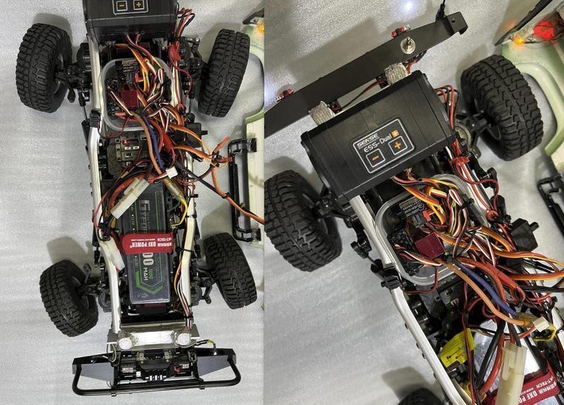 Load image into Gallery viewer, Used Tamiya CR-01 4WS Full Operation Crawler with Sound Simulator