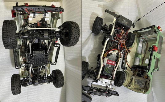 Used Tamiya CR-01 4WS Full Operation Crawler with Sound Simulator