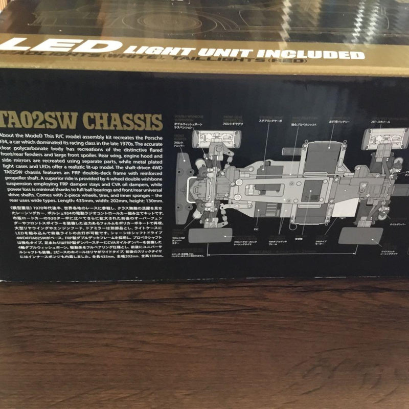 Load image into Gallery viewer, Used Tamiya Porsche Turbo RSR Type 934 Black Edition TA02SW Kit Unopened