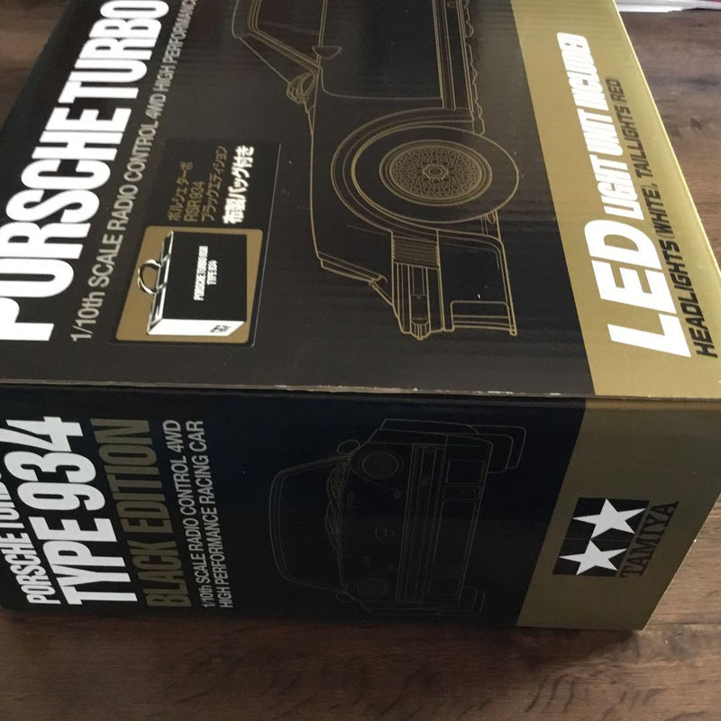 Load image into Gallery viewer, Used Tamiya Porsche Turbo RSR Type 934 Black Edition TA02SW Kit Unopened