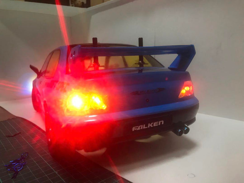 Chargez l'image dans la visionneuse de la galerie, Used Tamiya TT-02 Lancer Evo VII WRC Assembled Full Set with Sanwa MX-6