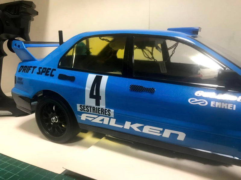 Chargez l'image dans la visionneuse de la galerie, Used Tamiya TT-02 Lancer Evo VII WRC Assembled Full Set with Sanwa MX-6