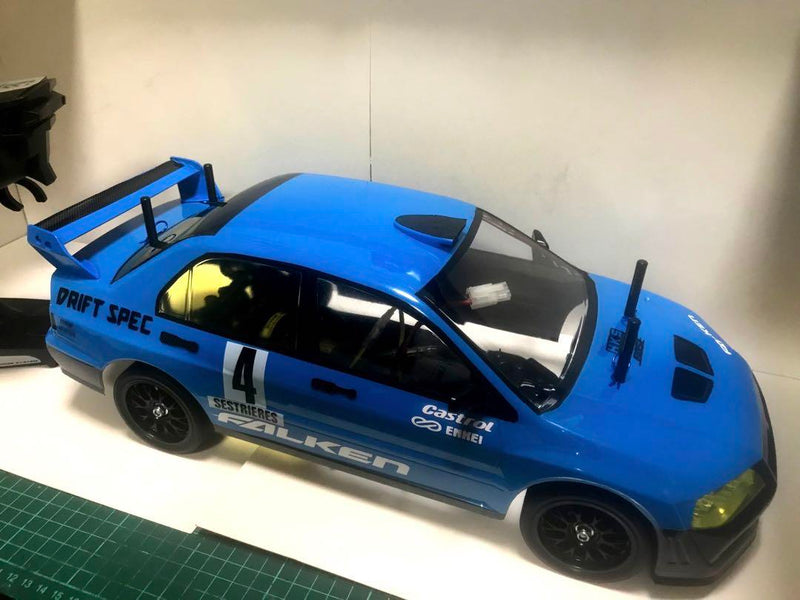 Chargez l'image dans la visionneuse de la galerie, Used Tamiya TT-02 Lancer Evo VII WRC Assembled Full Set with Sanwa MX-6