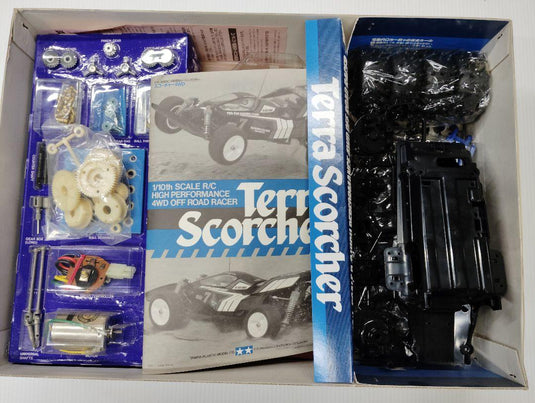 Used Tamiya 1/10 The Scorcher 4WD RC Buggy Kit Unassembled
