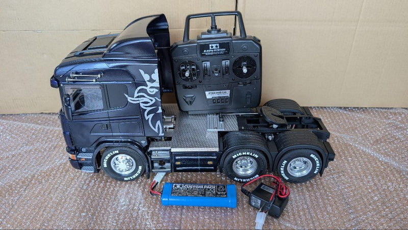 Load image into Gallery viewer, Used Tamiya 1/14 Scania R730 Full Operation Set Used with MFC-01