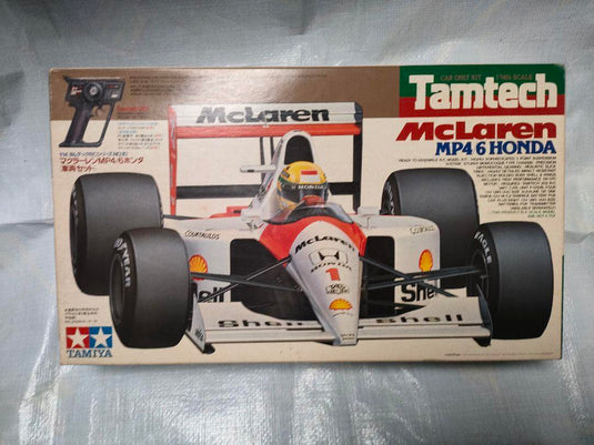 Used Tamiya 1/14 Tamtech McLaren MP4/6 Honda Vehicle Set Unopened