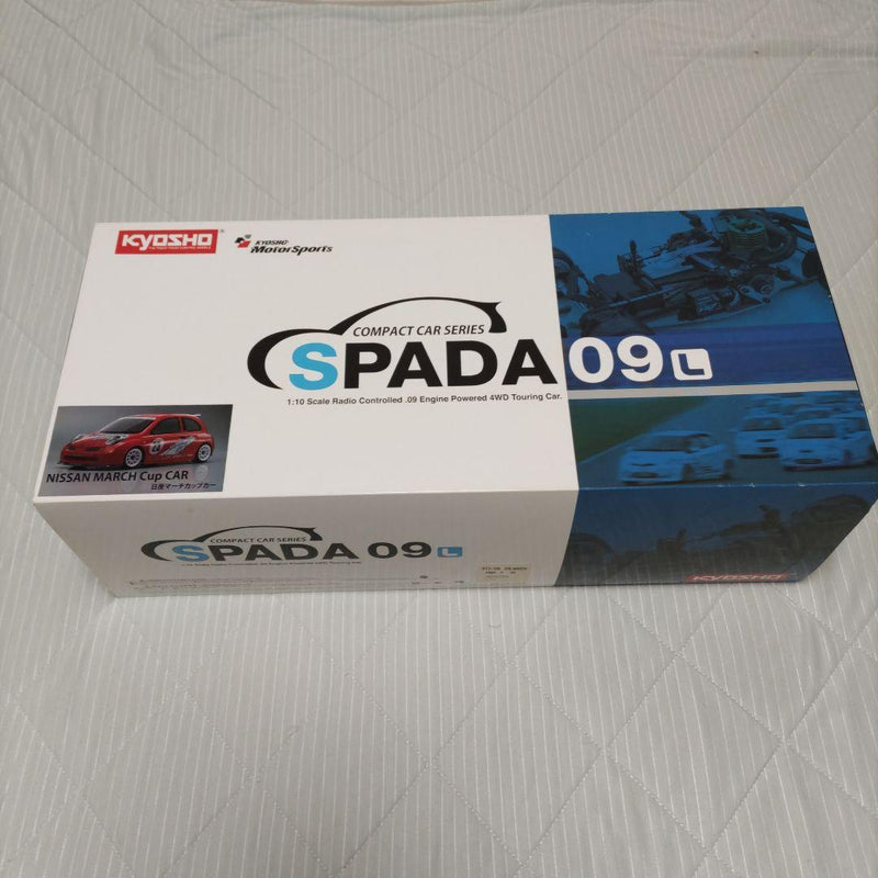 Load image into Gallery viewer, Used Kyosho 1/10 Spada 09L Nissan March Cup Car Engine RC Unopened