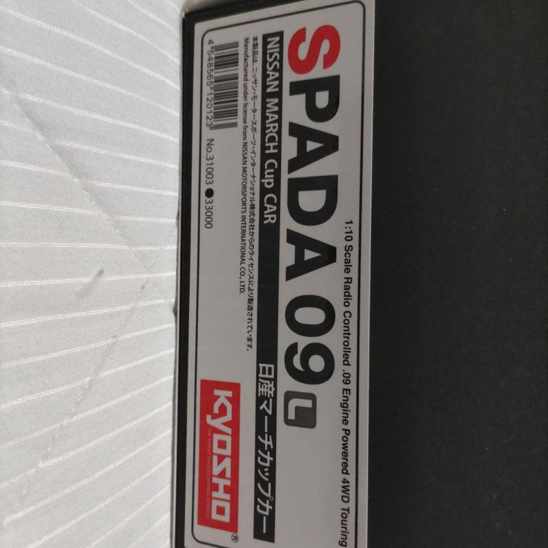 Load image into Gallery viewer, Used Kyosho 1/10 Spada 09L Nissan March Cup Car Engine RC Unopened