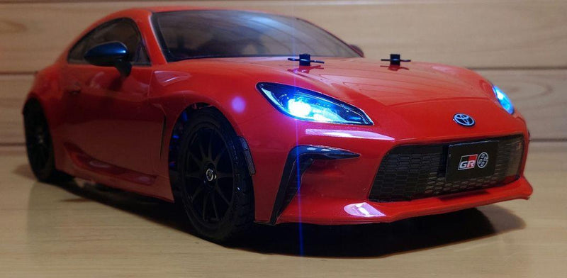 Load image into Gallery viewer, Used Tamiya 1/10 Toyota GR86 TT-02 Assembled Full Set with Sanwa MX-6 Unused