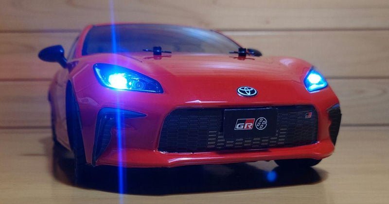 Load image into Gallery viewer, Used Tamiya 1/10 Toyota GR86 TT-02 Assembled Full Set with Sanwa MX-6 Unused